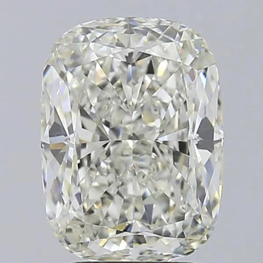 3.51ct Cushion modified Lab Grown Diamond (Colour G, Clarity VVS2, IGI Certified)