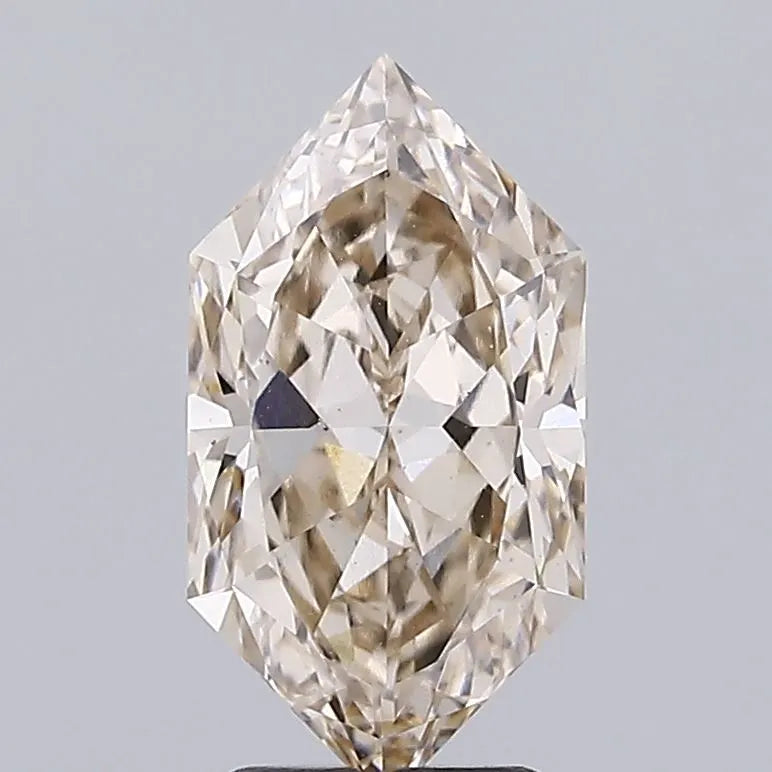 3.51ct Hexagonal Lab Grown Diamond (Colour L, Clarity VS1, IGI Certified)