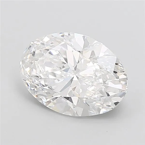 3.51ct Oval Lab Grown Diamond (Colour D, Clarity VS2, IGI Certified)