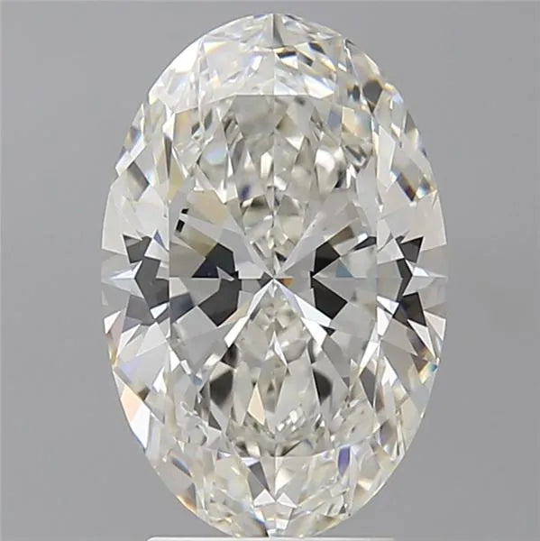 3.51ct Oval Lab Grown Diamond (Colour G, Clarity VVS2, IGI Certified)