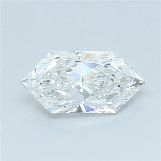 3.52ct Hexagonal Lab Grown Diamond (Colour E, Clarity VS1, IGI Certified)