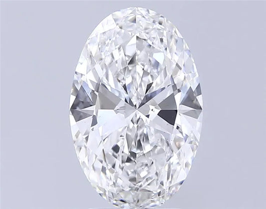 3.52ct Oval Lab Grown Diamond (Colour E, Clarity VS2, IGI Certified)