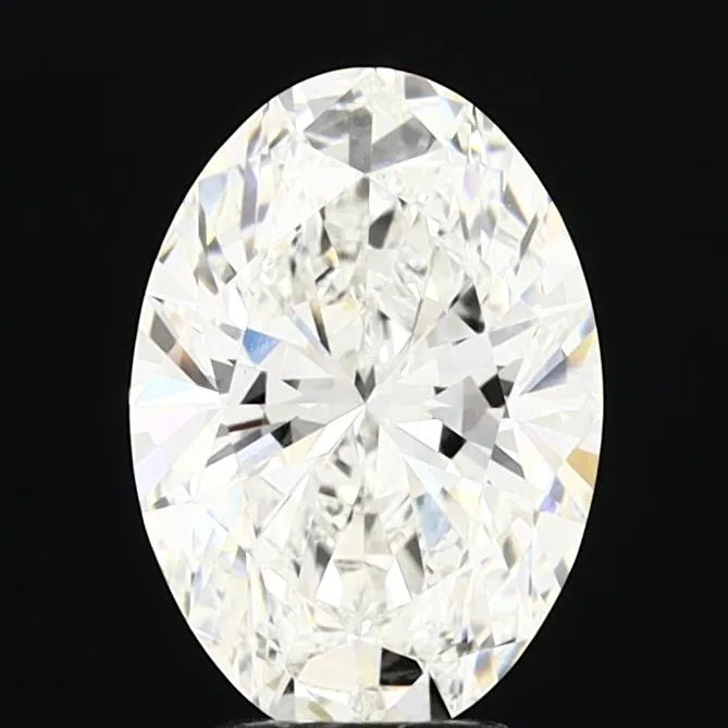 3.52ct Oval Lab Grown Diamond (Colour F, Clarity VVS2, IGI Certified)