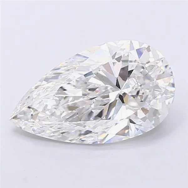 3.52ct Pear Lab Grown Diamond (Colour E, Clarity VS2, IGI Certified)