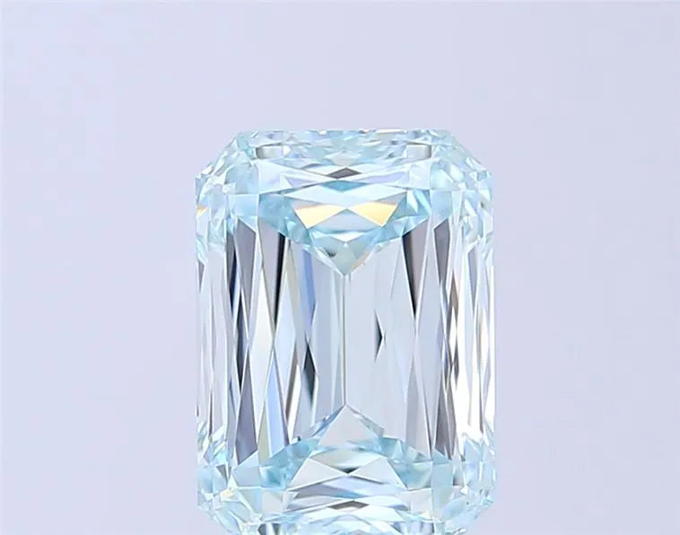 3.52ct Radiant Lab Grown Diamond (Colour Fancy Blueish Green, Clarity VVS2, IGI Certified)