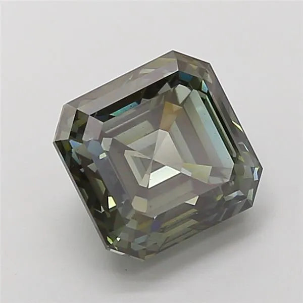 3.53ct Asscher Lab Grown Diamond (Colour Fancy Deep Green, Clarity VS2, IGI Certified)