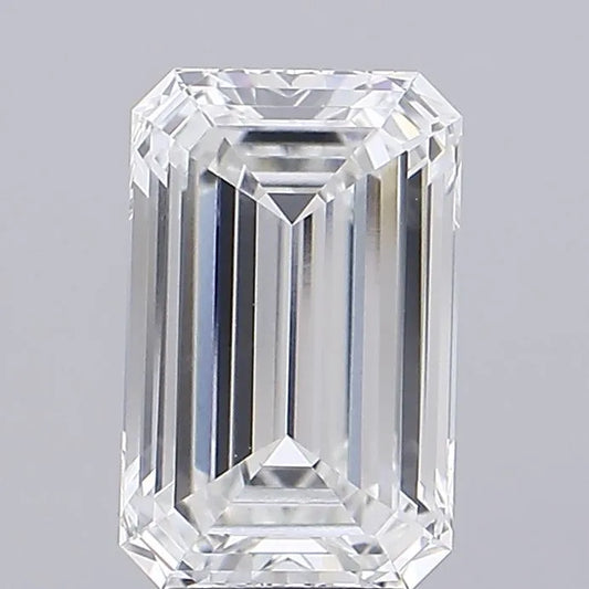 3.53ct Emerald Lab Grown Diamond (Colour F, Clarity VVS1, IGI Certified)