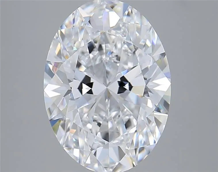 3.53ct Oval Lab Grown Diamond (Colour D, Clarity VVS1, IGI Certified)