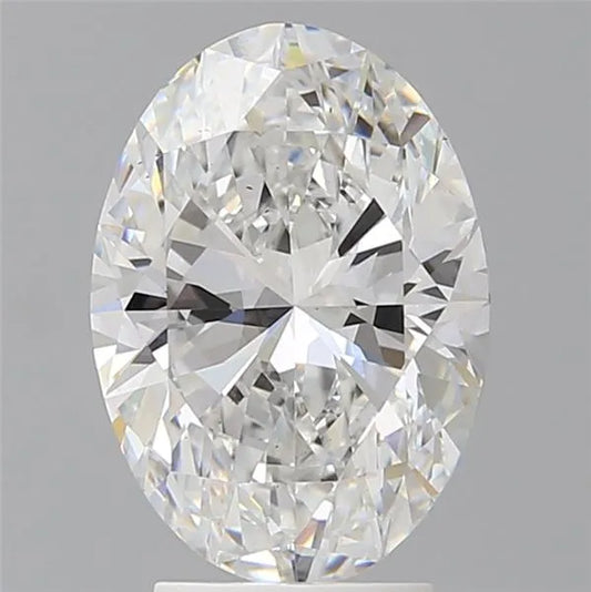 3.53ct Oval Lab Grown Diamond (Colour E, Clarity VS2, IGI Certified)