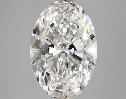 3.53ct Oval Lab Grown Diamond (Colour E, Clarity VS2, IGI Certified)