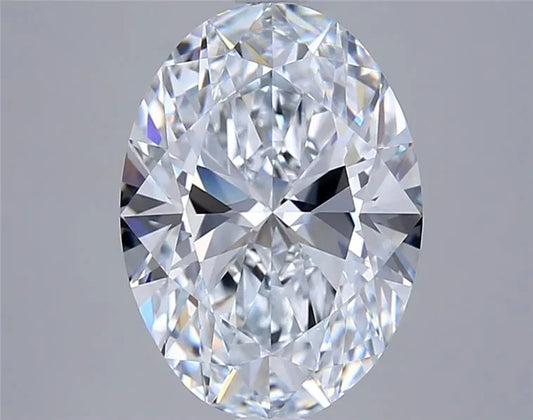 3.53ct Oval Lab Grown Diamond (Colour E, Clarity VVS2, IGI Certified)