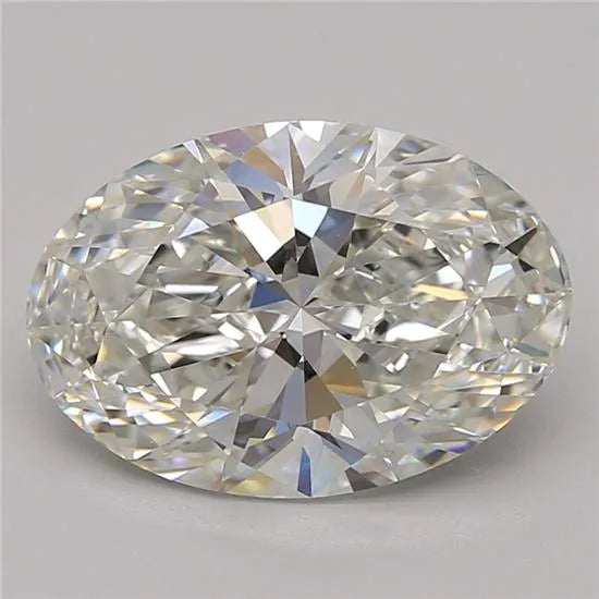 3.53ct Oval Lab Grown Diamond (Colour G, Clarity VVS1, GIA Certified)