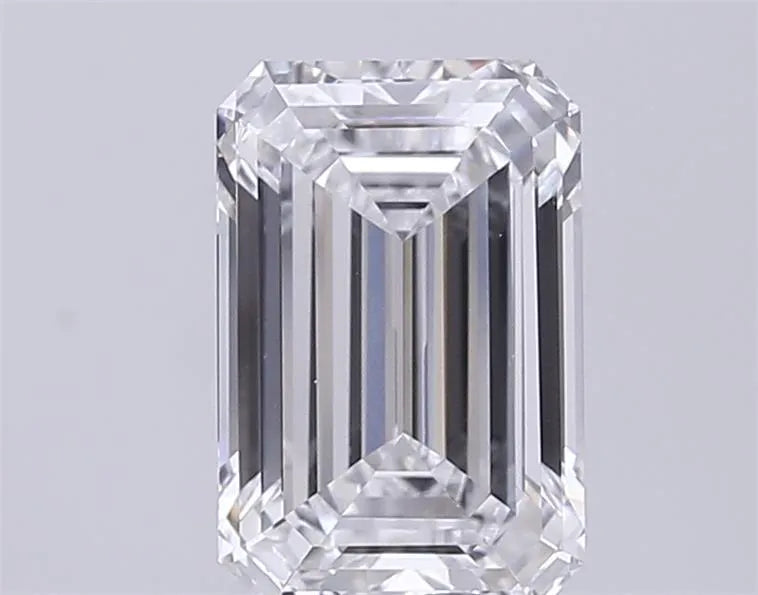 3.54ct Emerald Lab Grown Diamond (Colour D, Clarity VVS2, IGI Certified)