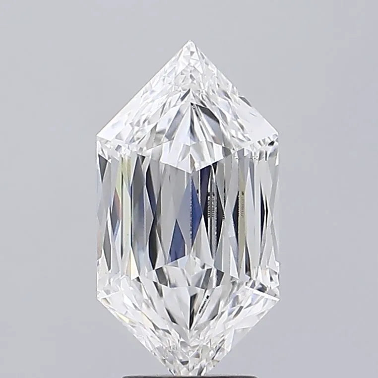 3.54ct Hexagonal Lab Grown Diamond (Colour F, Clarity VS1, IGI Certified)