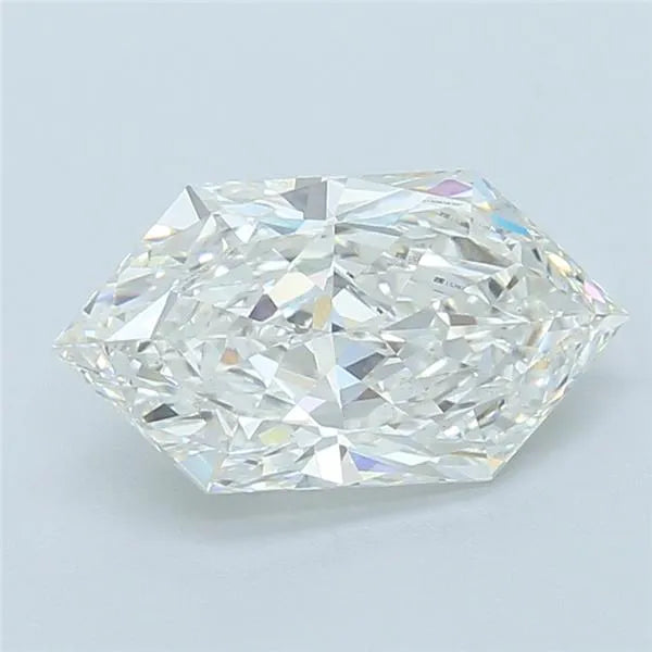 3.54ct Hexagonal Lab Grown Diamond (Colour G, Clarity VS1, IGI Certified)