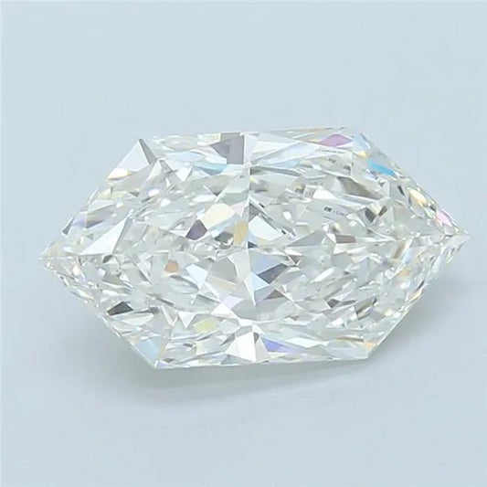 3.54ct Hexagonal Lab Grown Diamond (Colour G, Clarity VS1, IGI Certified)