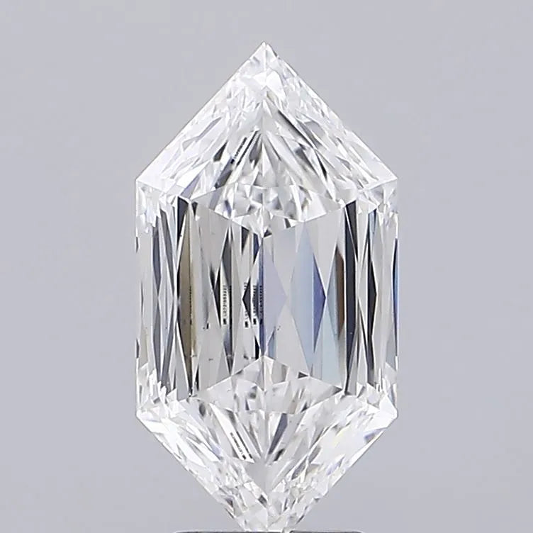 3.55ct Hexagonal Lab Grown Diamond (Colour F, Clarity VS1, IGI Certified)