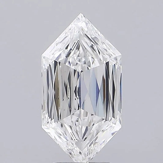 3.55ct Hexagonal Lab Grown Diamond (Colour F, Clarity VS1, IGI Certified)