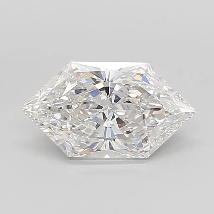 3.55ct Hexagonal Lab Grown Diamond (Colour F, Clarity VVS2, IGI Certified)