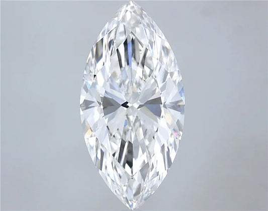 3.55ct Marquise Lab Grown Diamond (Colour F, Clarity VVS2, GIA Certified)