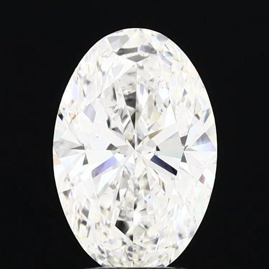 3.55ct Oval Lab Grown Diamond (Colour E, Clarity VS2, IGI Certified)