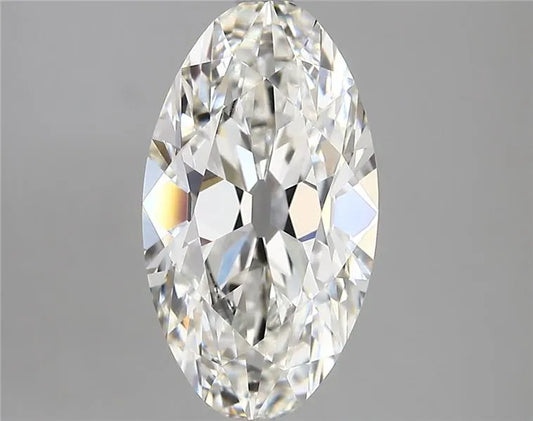 3.55ct Oval Lab Grown Diamond (Colour G, Clarity VVS2, IGI Certified)