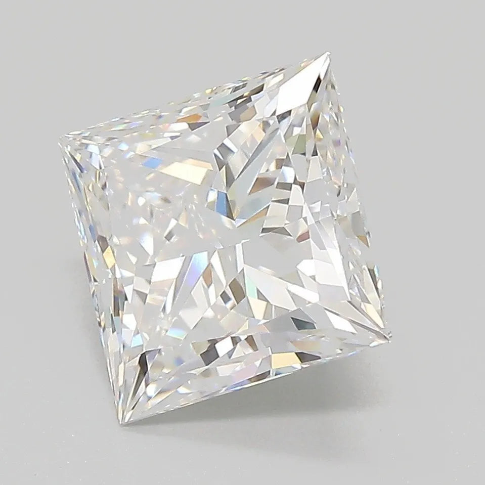 3.55ct Princess Lab Grown Diamond (Colour D, Clarity VVS2, IGI Certified)
