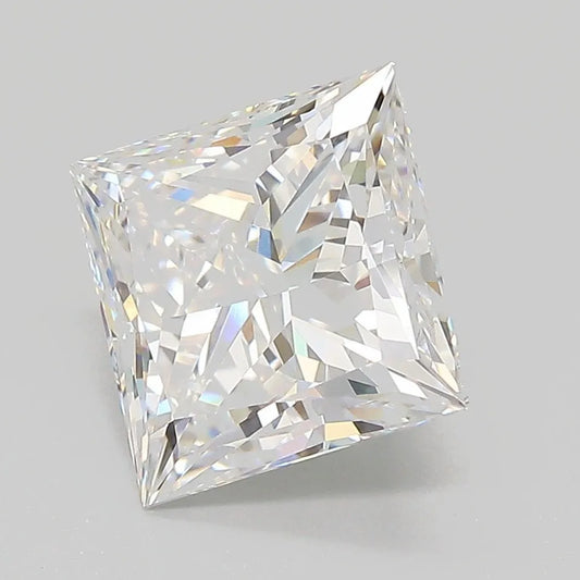 3.55ct Princess Lab Grown Diamond (Colour D, Clarity VVS2, IGI Certified)