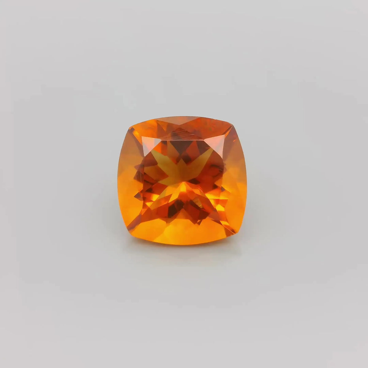 3.56ct Cushion Natural Citrine (Colour Yellow, Clarity Eye Clean, Cut Faceted)