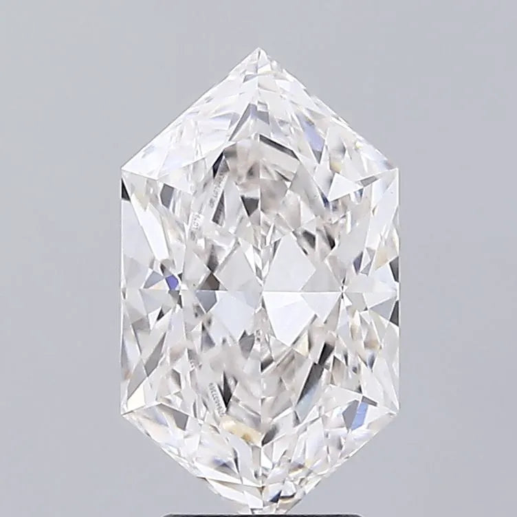 3.56ct Hexagonal Lab Grown Diamond (Colour G, Clarity VS1, IGI Certified)