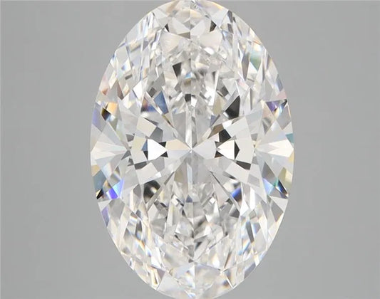 3.56ct Oval Lab Grown Diamond (Colour E, Clarity VVS2, IGI Certified)