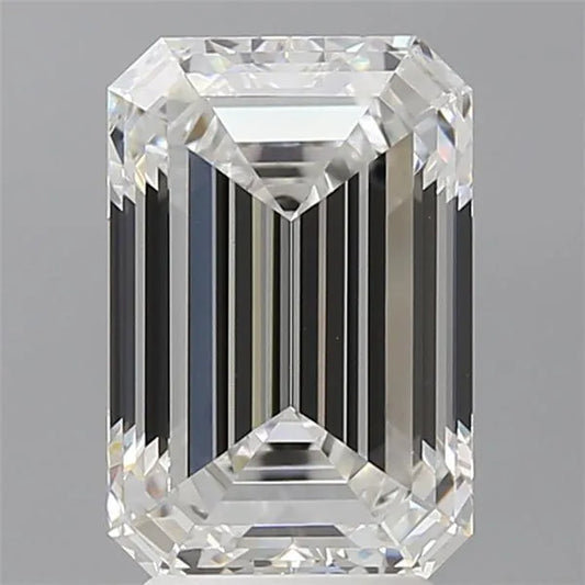 3.57ct Emerald Lab Grown Diamond (Colour F, Clarity VVS2, IGI Certified)