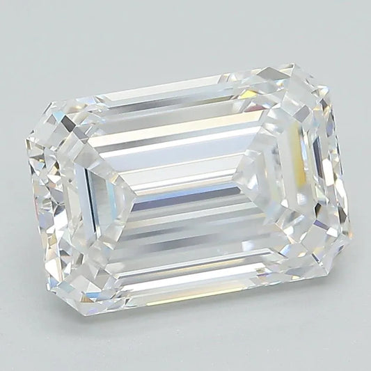 3.58ct Emerald Lab Grown Diamond (Colour D, Clarity VVS2, GIA Certified)