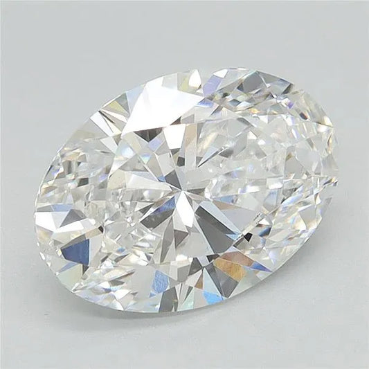 3.58ct Oval Lab Grown Diamond (Colour F, Clarity VVS2, IGI Certified)