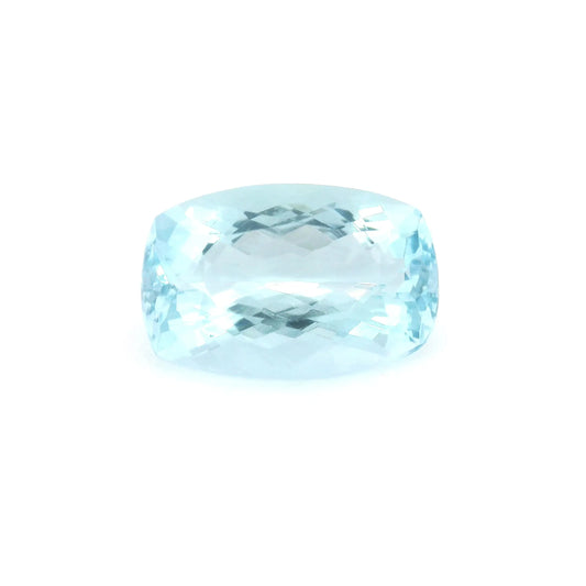 3.59ct Cushion Natural Aquamarine (Colour Blue, Clarity Eye Clean, Cut Faceted)