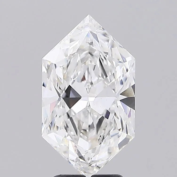 3.59ct Hexagonal Lab Grown Diamond (Colour E, Clarity VS1, IGI Certified)