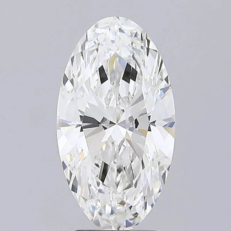 3.59ct Oval Lab Grown Diamond (Colour F, Clarity VVS2, IGI Certified)