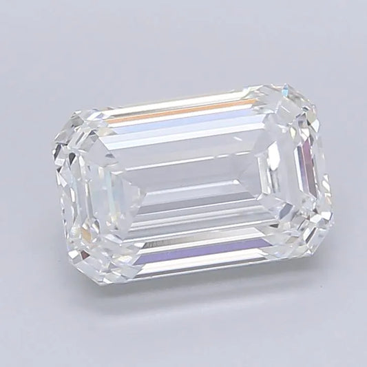 3.61ct Emerald Lab Grown Diamond (Colour D, Clarity VVS1, IGI Certified)