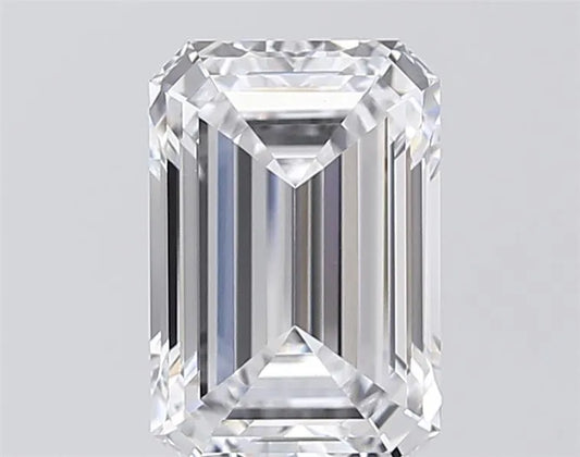 3.61ct Emerald Lab Grown Diamond (Colour D, Clarity VVS2, GIA Certified)