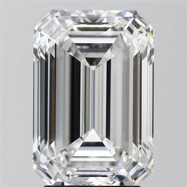 3.62ct Emerald Lab Grown Diamond (Colour D, Clarity VVS2, IGI Certified)