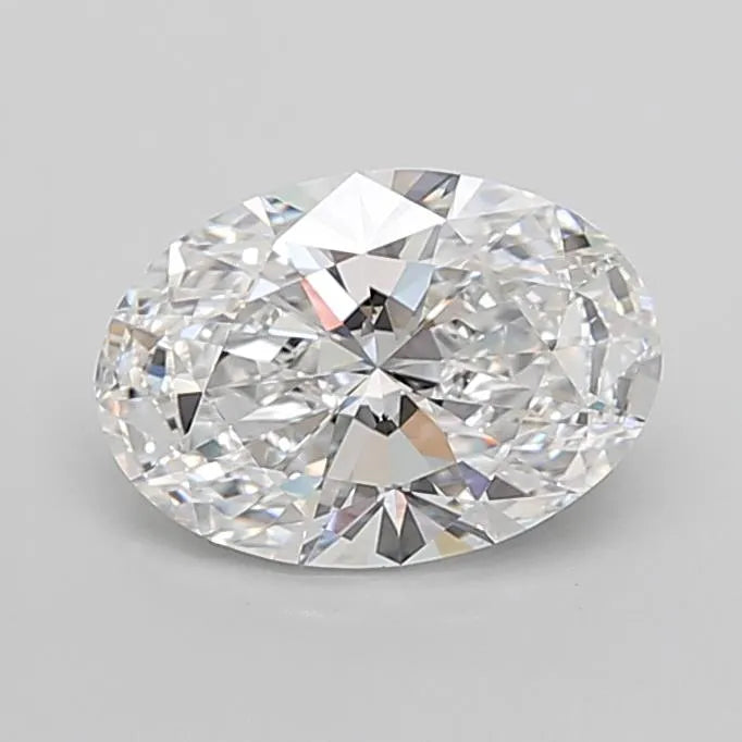 3.63ct Oval Lab Grown Diamond (Colour D, Clarity IF, Cut EX, IGI Certified)