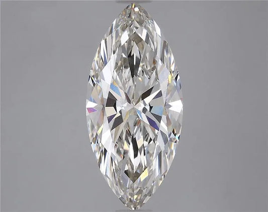 3.65ct Marquise Lab Grown Diamond (Colour H, Clarity VVS2, IGI Certified)