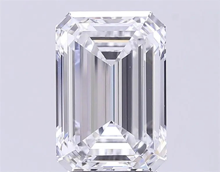 3.66ct Emerald Lab Grown Diamond (Colour E, Clarity VVS2, GIA Certified)