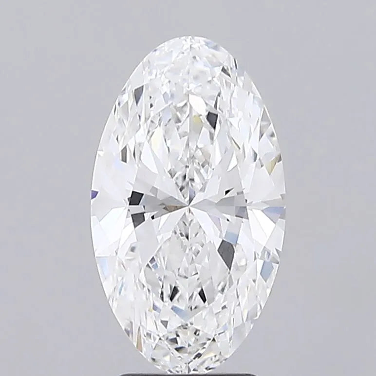 3.66ct Oval Lab Grown Diamond (Colour D, Clarity VVS1, IGI Certified)