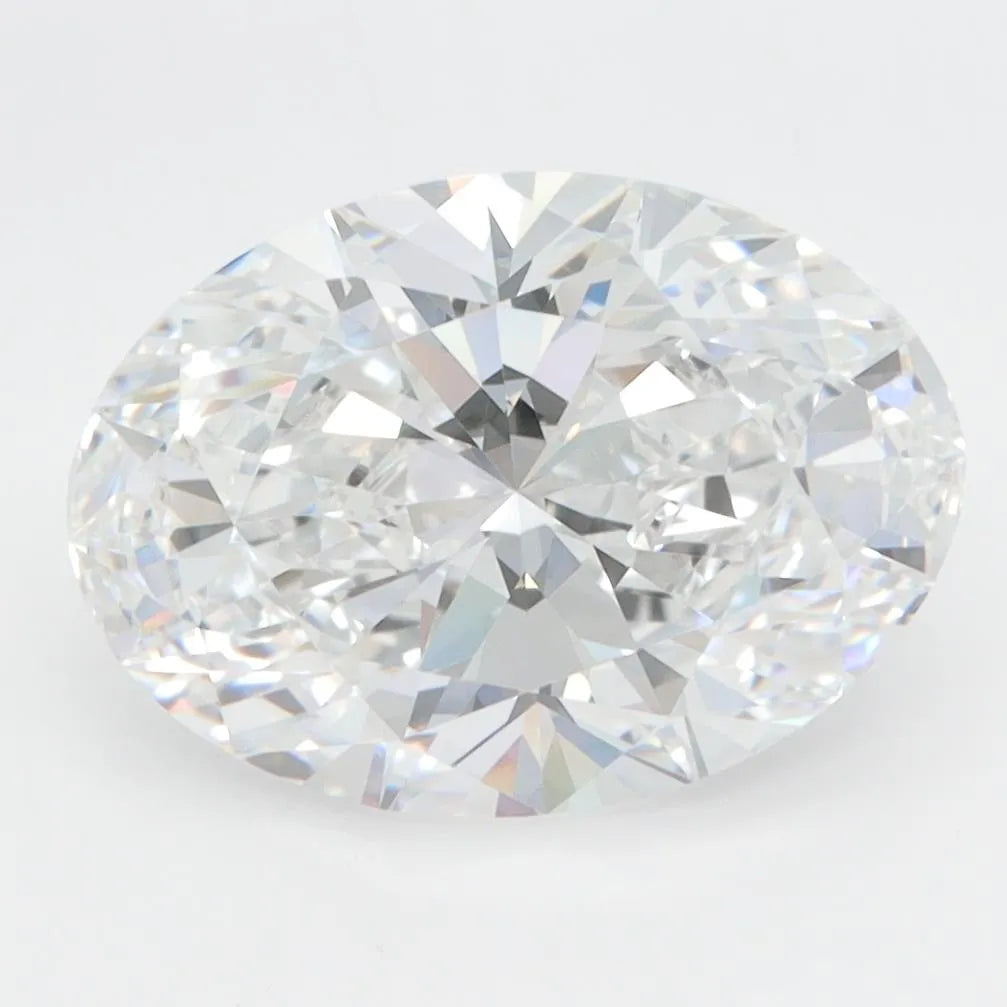 3.66ct Oval Lab Grown Diamond (Colour D, Clarity VVS2, GIA Certified)