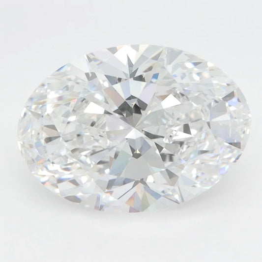3.66ct Oval Lab Grown Diamond (Colour D, Clarity VVS2, GIA Certified)
