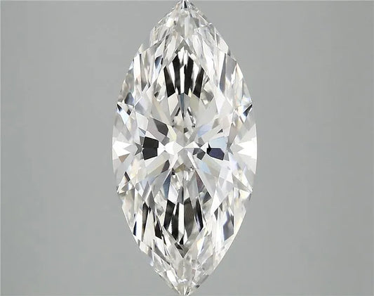 3.67ct Marquise Lab Grown Diamond (Colour G, Clarity VVS2, IGI Certified)