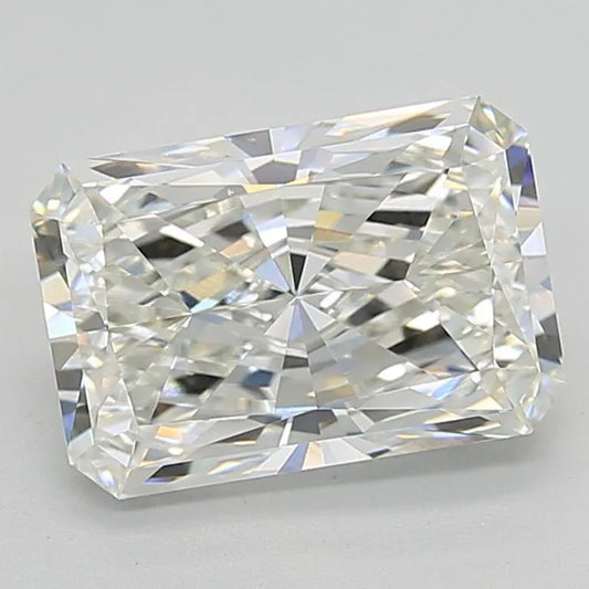 3.67ct Radiant Lab Grown Diamond (Colour G, Clarity VVS2, Cut EX, IGI Certified)
