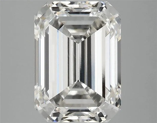 3.68ct Emerald Lab Grown Diamond (Colour G, Clarity VVS2, IGI Certified)