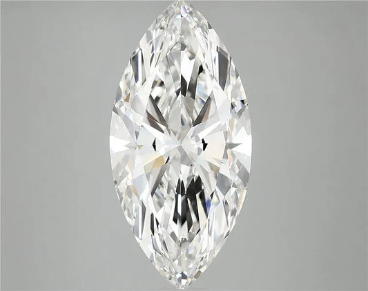 3.69ct Marquise Lab Grown Diamond (Colour F, Clarity VVS2, IGI Certified)